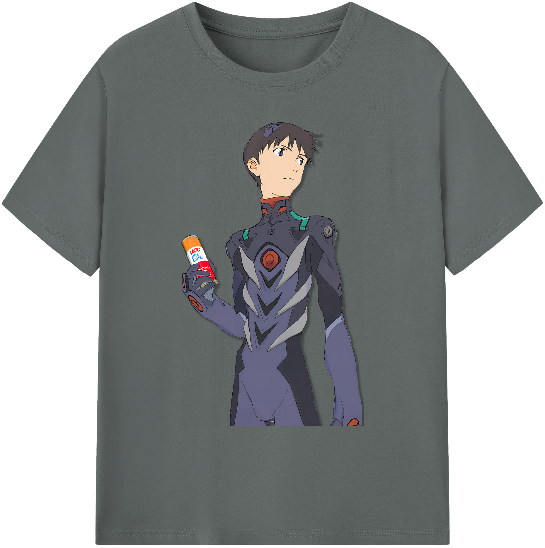 （画像用） EVA 新世紀エヴァンゲリオン 綿100％ メンズ半袖Tシャツ｜肌触りやわらか＆通気性